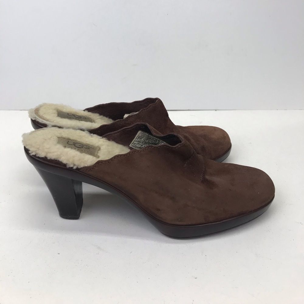 UGG Australia Women’s Brown Suede Mules
